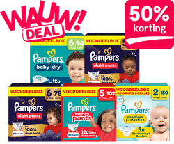 Pampers voordeelboxen