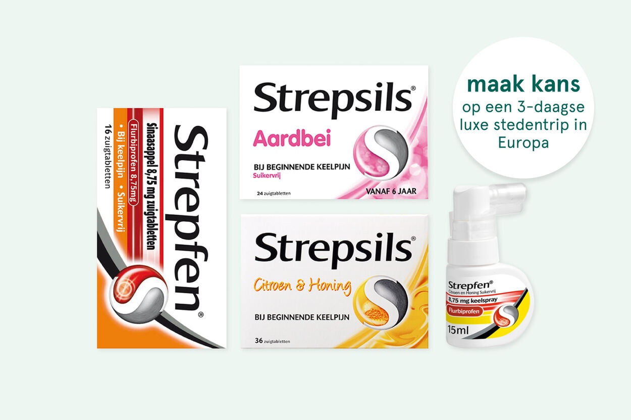 Strepsils en Strepfen