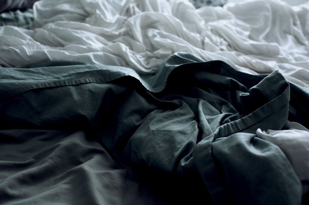 opgemaakt bed