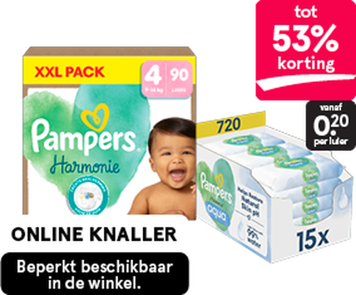 Extra veel Pampers voordeel