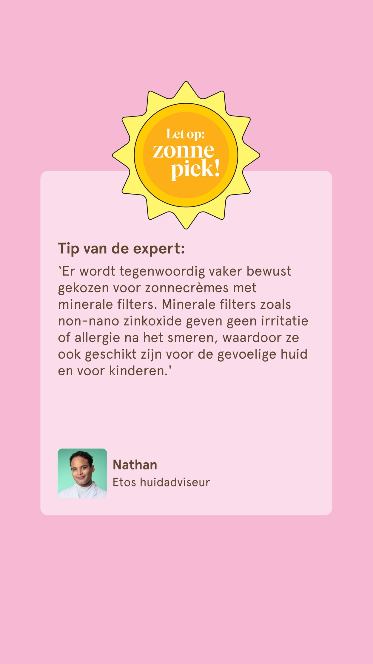 Tip natuurlijke zonnebrand