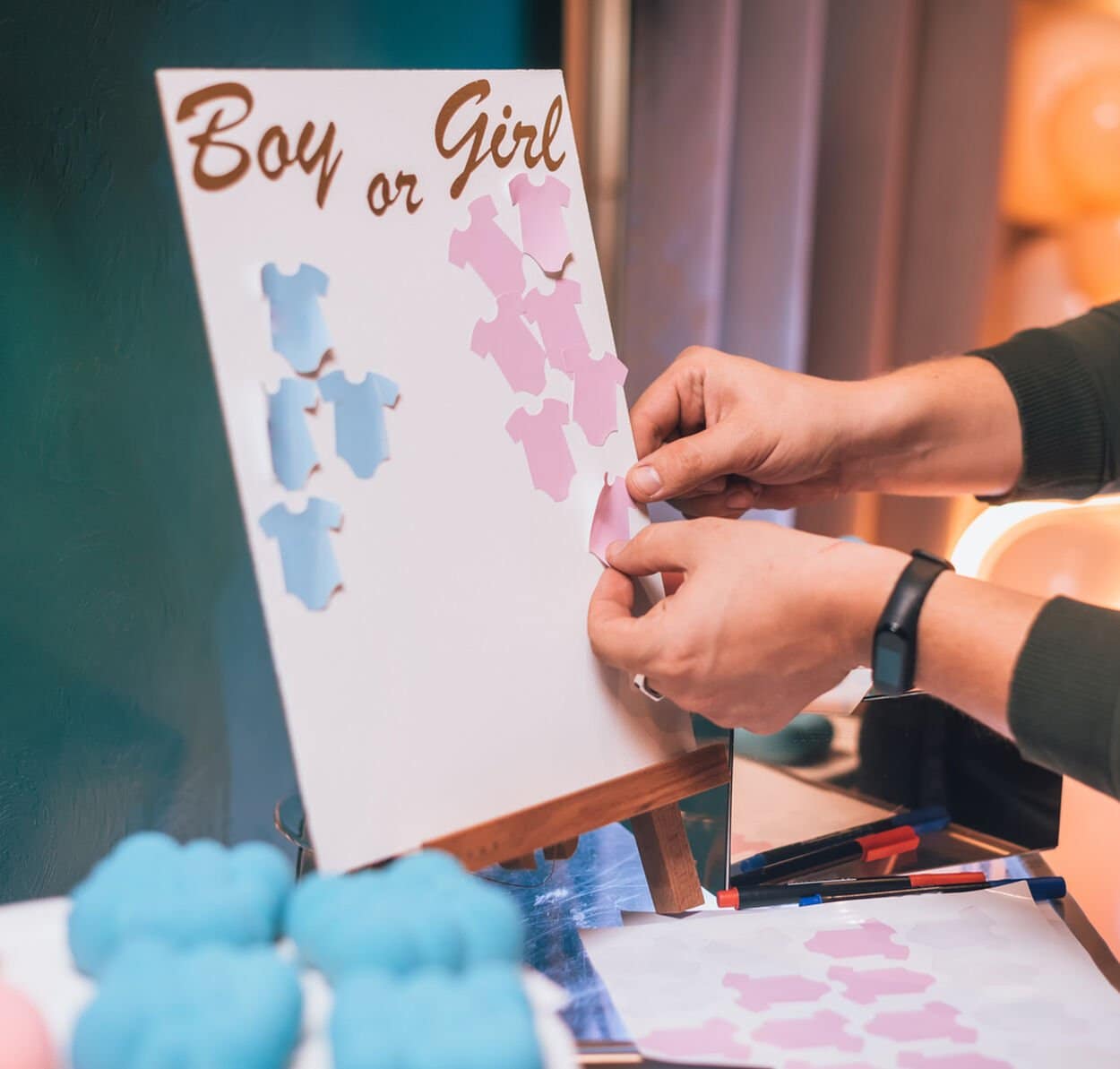 gender reveal spelletjes