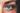 Blauw oog van een vrouw