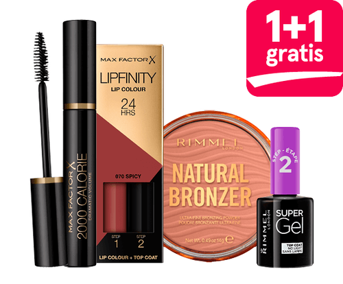 Rimmel en Max Factor