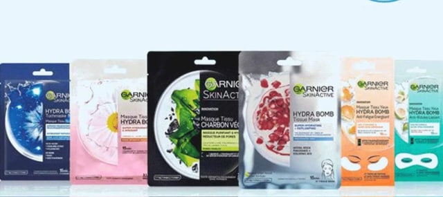 Garnier gezichtsmaskers