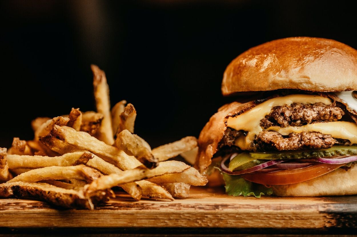 hamburger en friet
