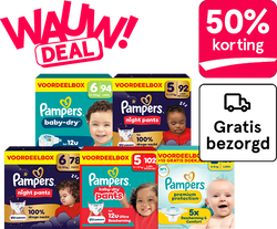 Pampers voordeelboxen