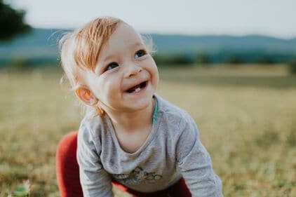 Eerste tandjes van mijn baby komen door