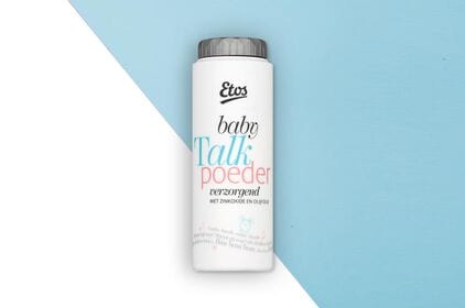 Talkpoeder, niet alleen voor gevoelige babybillen