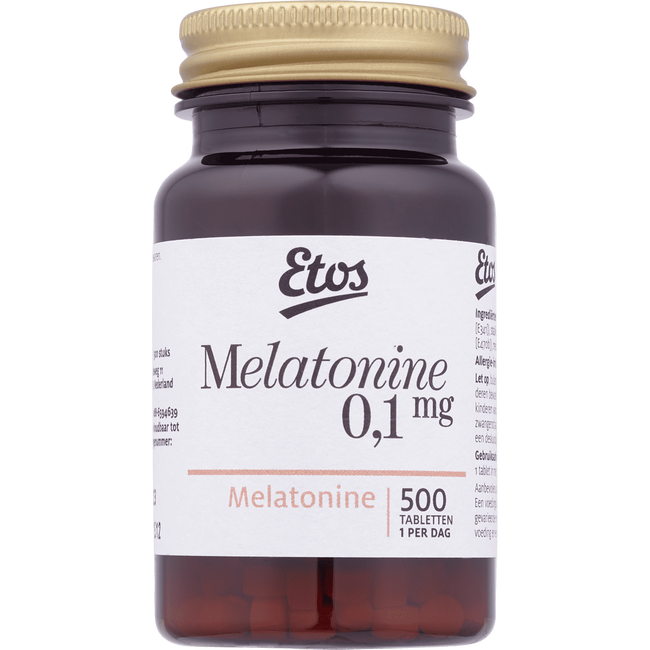 Etos Melatonine Tabletten 500 EA | Etos