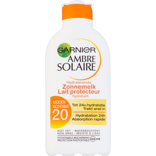 Garnier Ambre Solaire Zonnemelk Anti-Uitdroging SPF20
