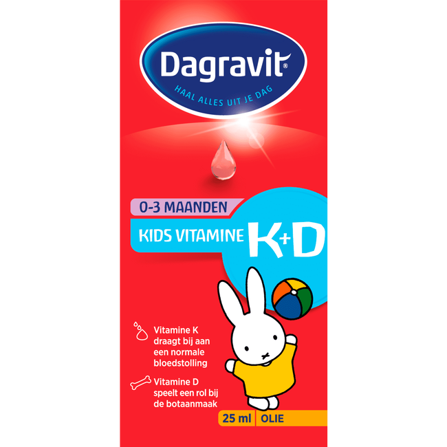 Dagravit Kids Vitamine K+D Druppels