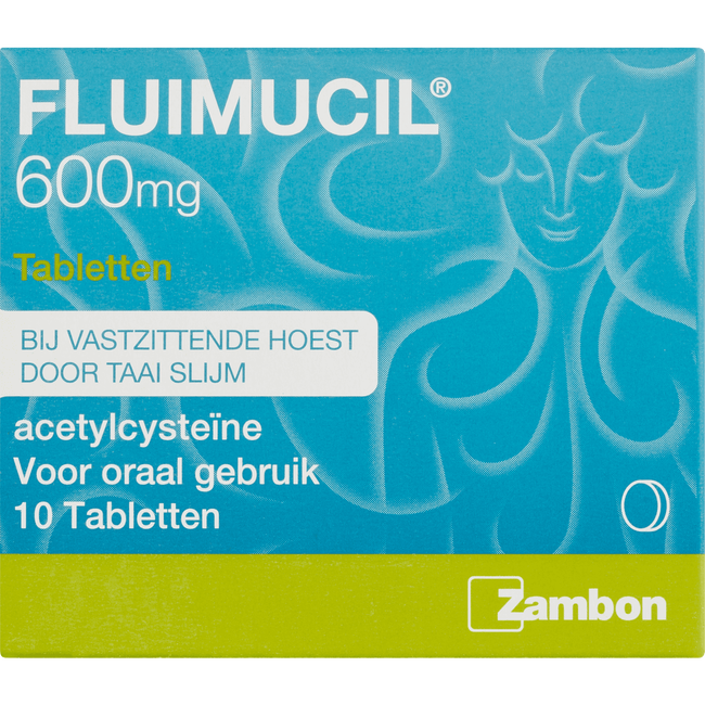 Fluimucil 600 mg Acetylcysteïne Tabletten