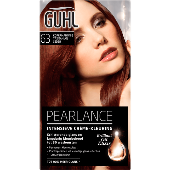 Guhl Pearlance Intensieve Crème-Kleuring N63 Kopermahonie