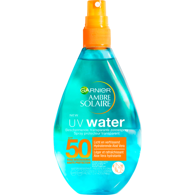 Garnier Ambre Solaire UV Water Beschermende Transparante Spray SPF50
