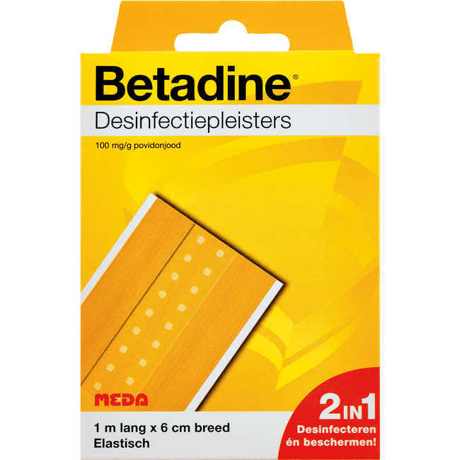 Betadine Desinfectiepleisters 100 x 6 CM