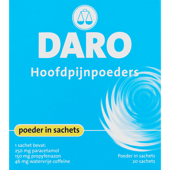 Daro Hoofdpijnpoeders Sachets