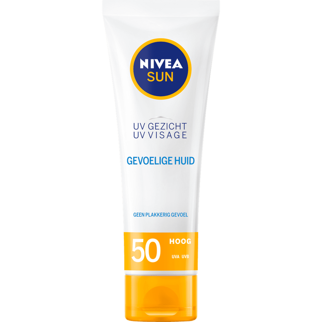 Nivea Sun Gezichtszonnecrème - Face Sensitive - Spf50