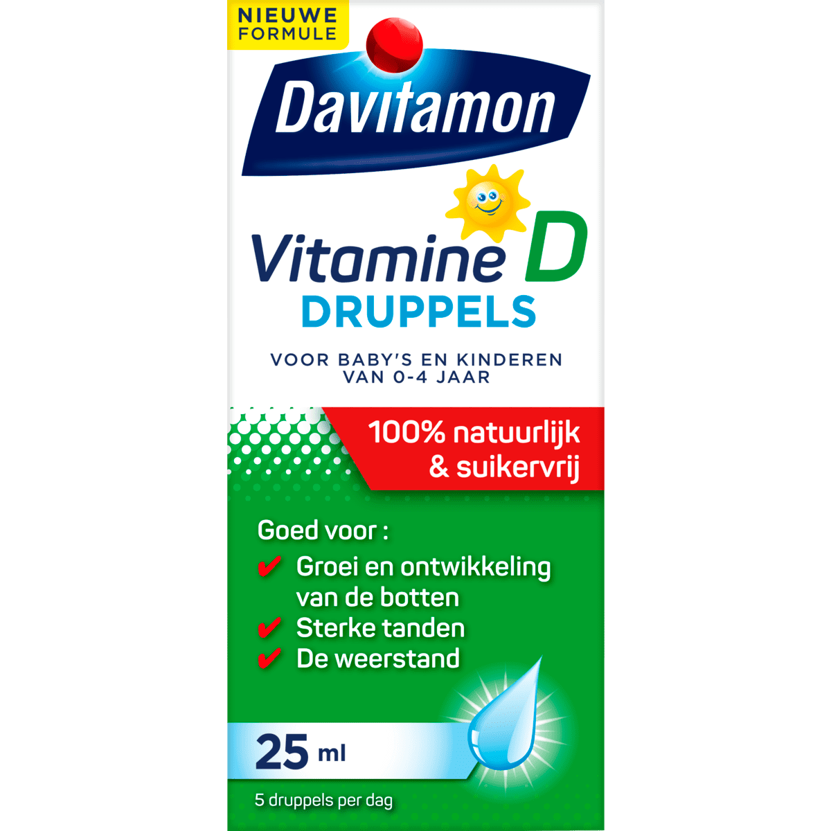 Davitamon Vitamine D 0-4 Jaar Baby en Kind 25 ML
