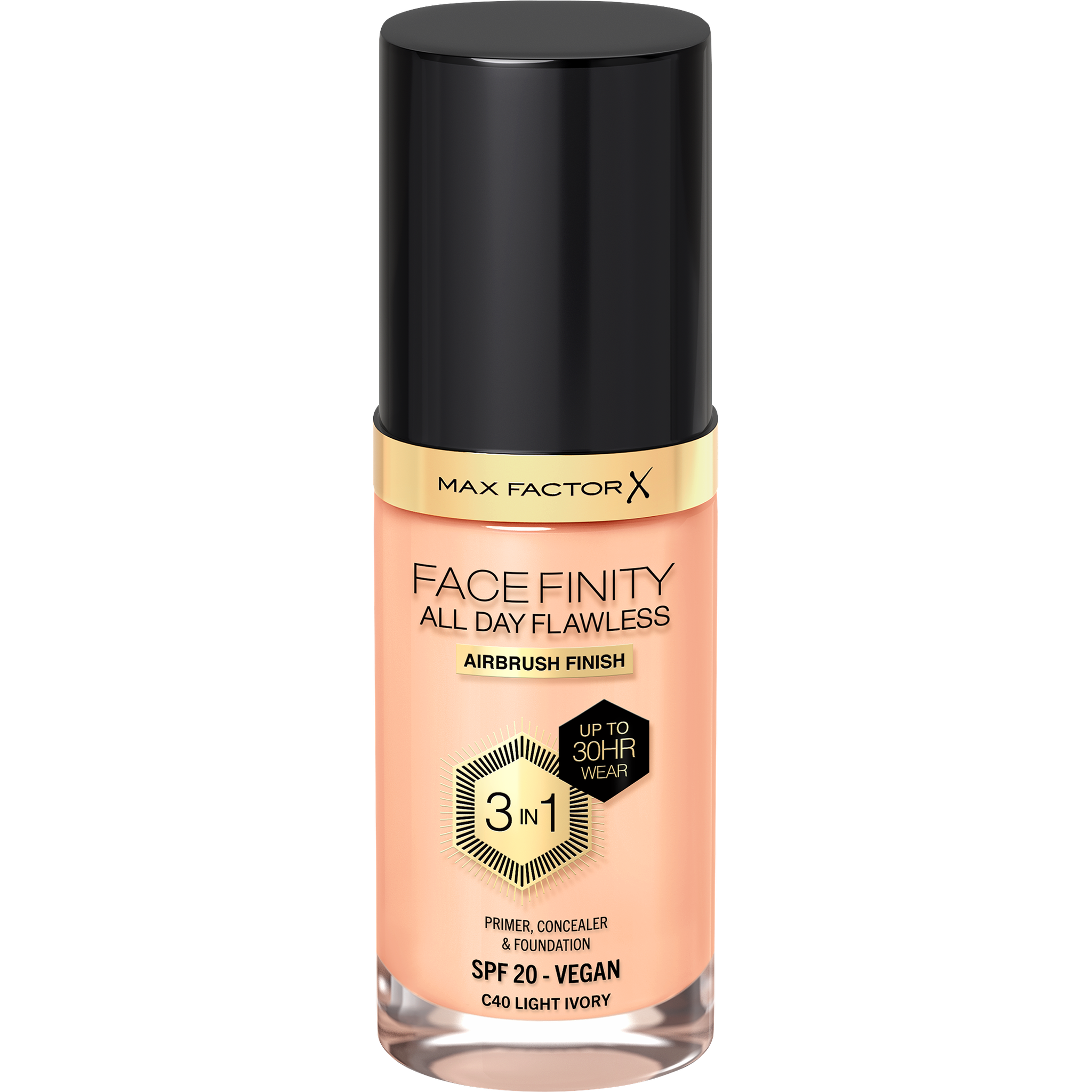 Max Factor Facefinity Foundation Light Ivory/C40 30 ML