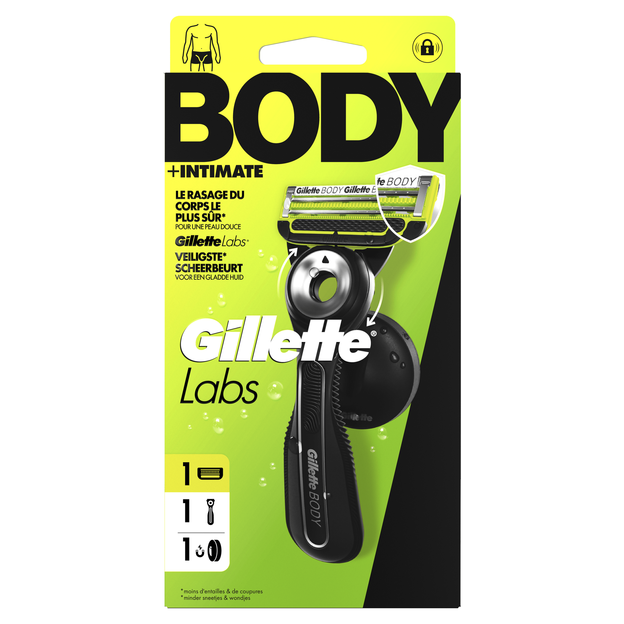 GilletteLabs Body + Intimate Scheersysteem