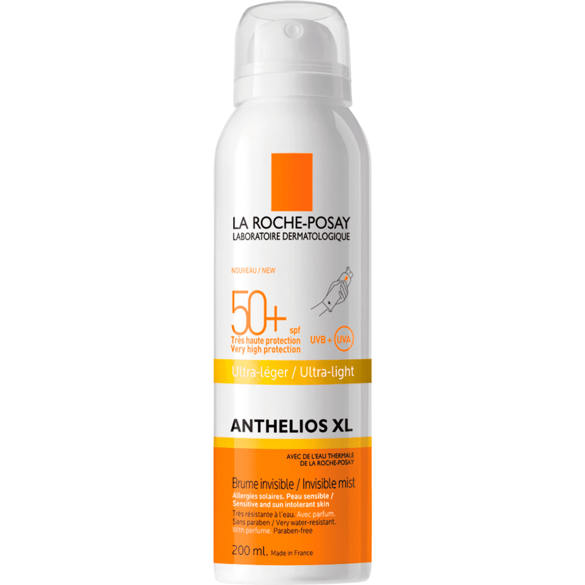 La Roche-Posay Anthelios Lichaamsmist SPF50+ 200 ML