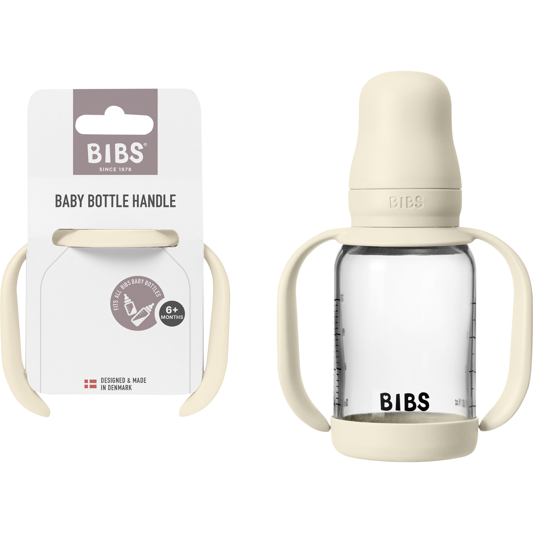 BIBS Babyfles Handvat Ivory