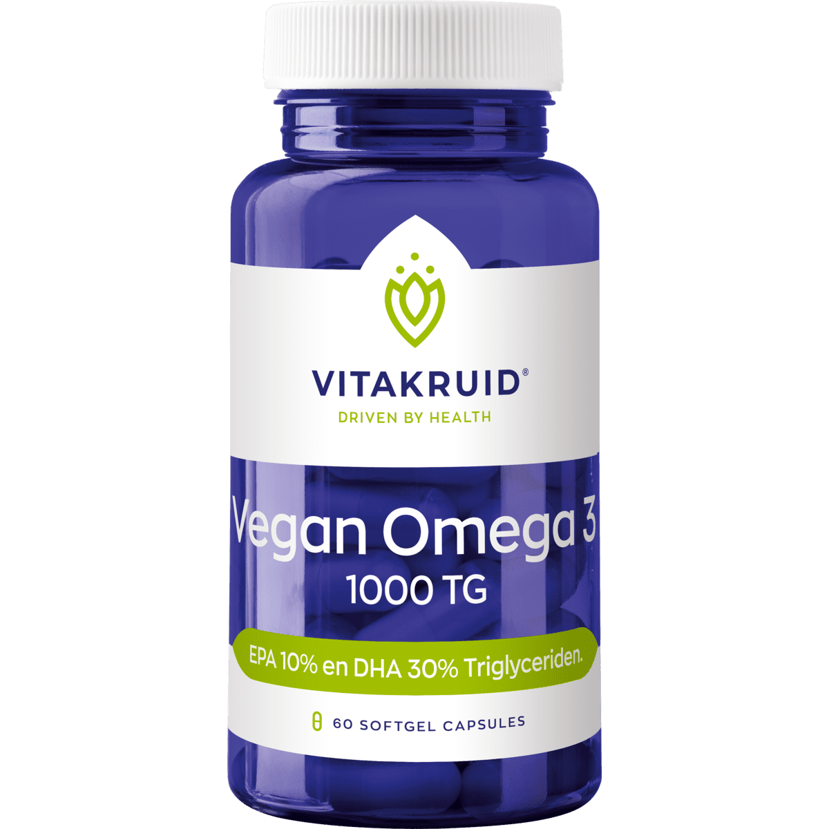 Vitakruid Omega 3 Vegan 1000 TG Softgel Capsules 60 stuks