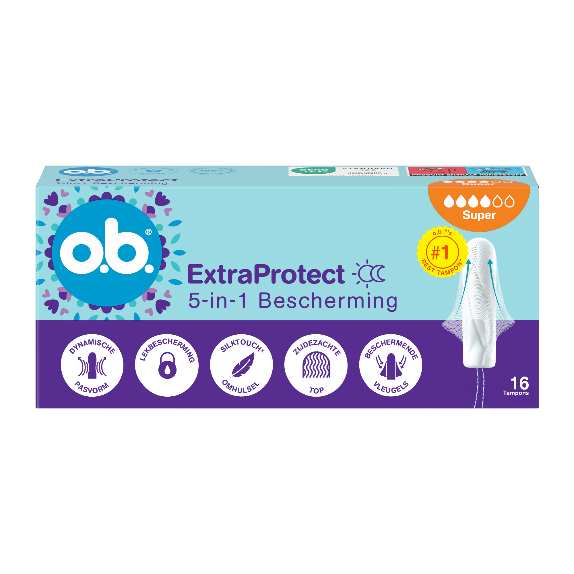 o.b.® Extra Protect Super Tampons 16 Stuks