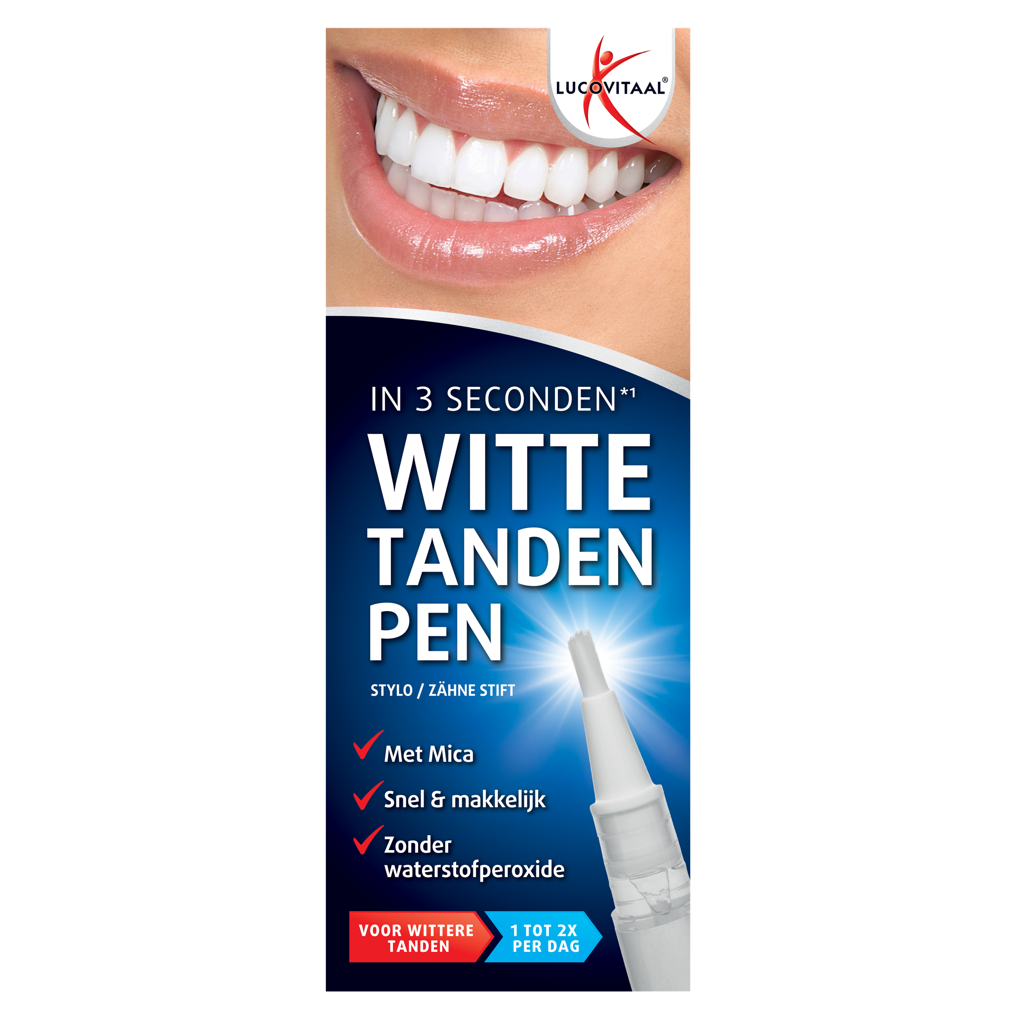 Lucovitaal Witte Tanden Pen 1 stuk