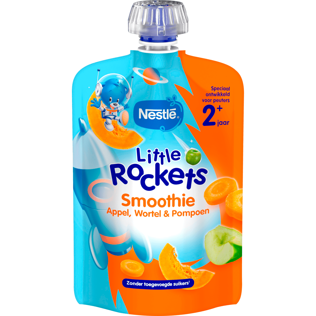 Nestlé Little Rockets Smoothie Appel Wortel Pompoen 2+ Jaar 150 gram