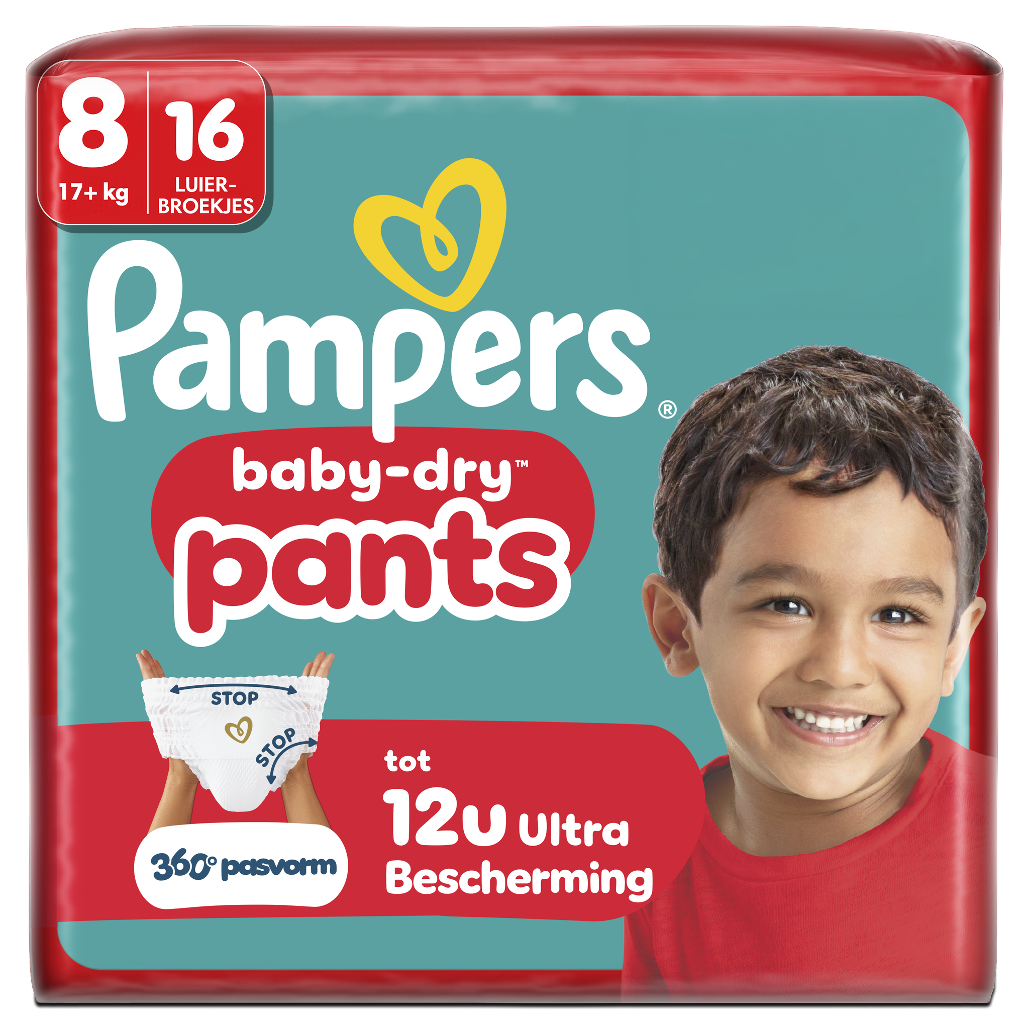 Pampers Baby Dry Pants Luierbroekjes Maat 8 17+ kg 16 stuks