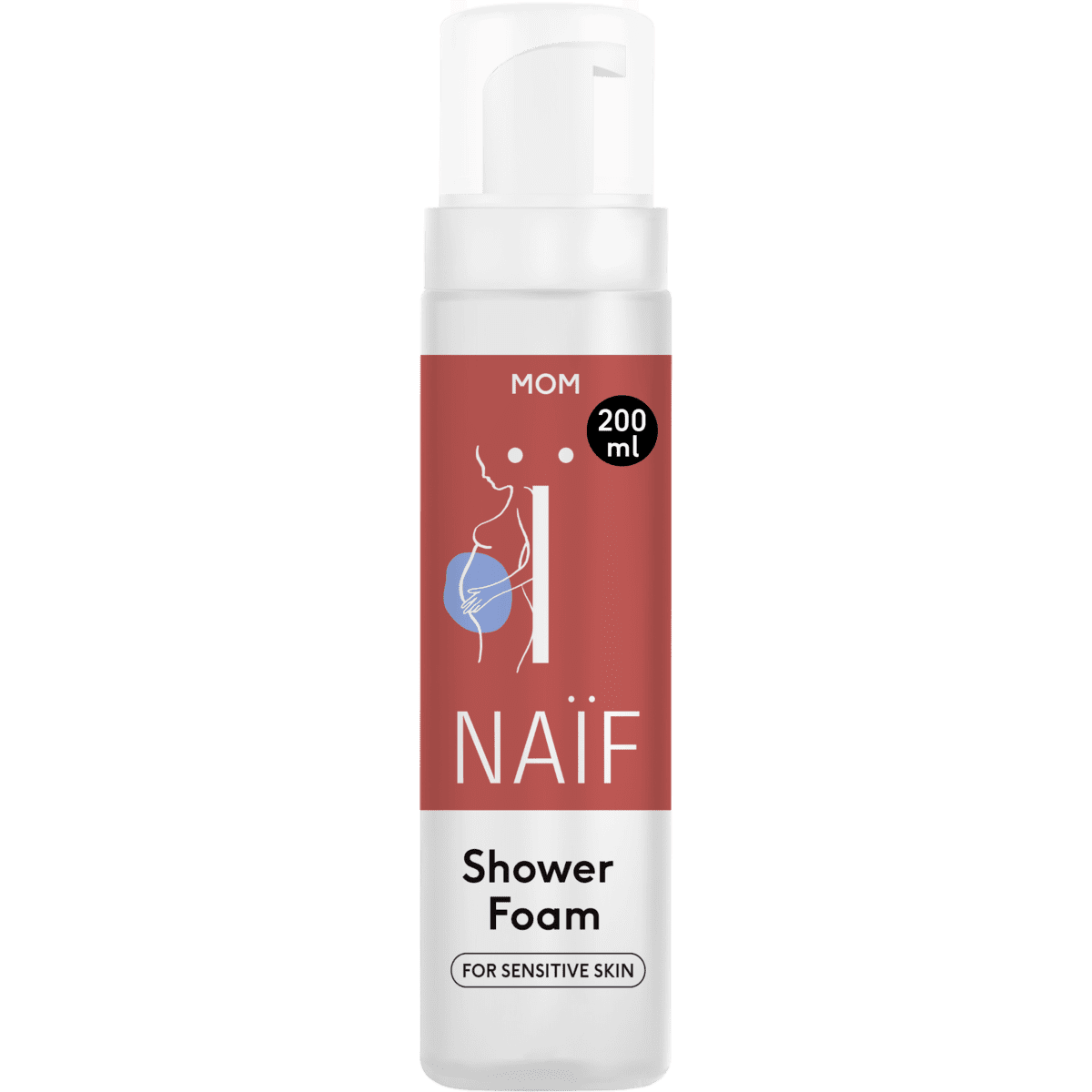 Naïf Mom Verzorgende Doucheschuim 200 ML