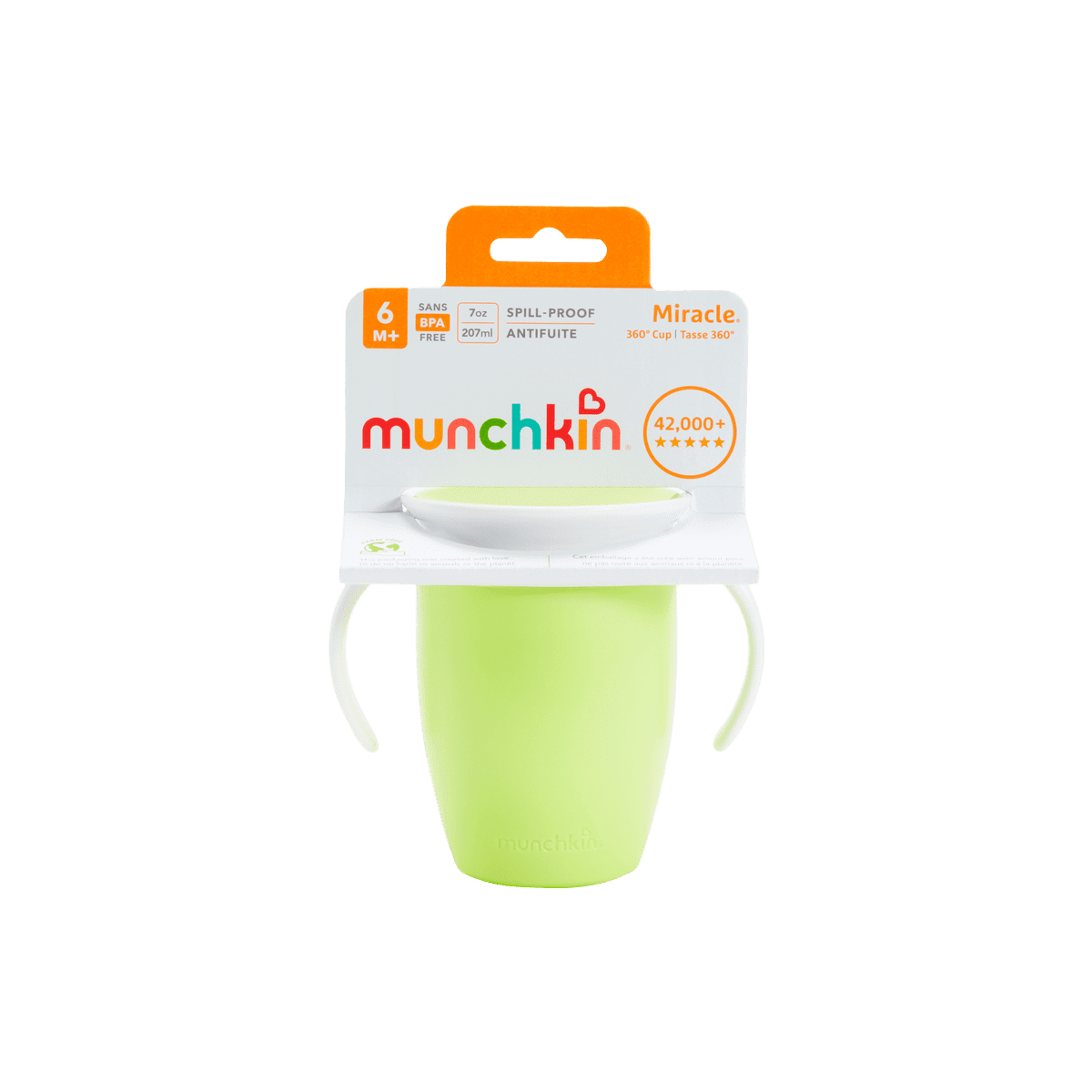 Munchkin Miracle 360° Trainer Anti-Lek Drinkbeker Groen