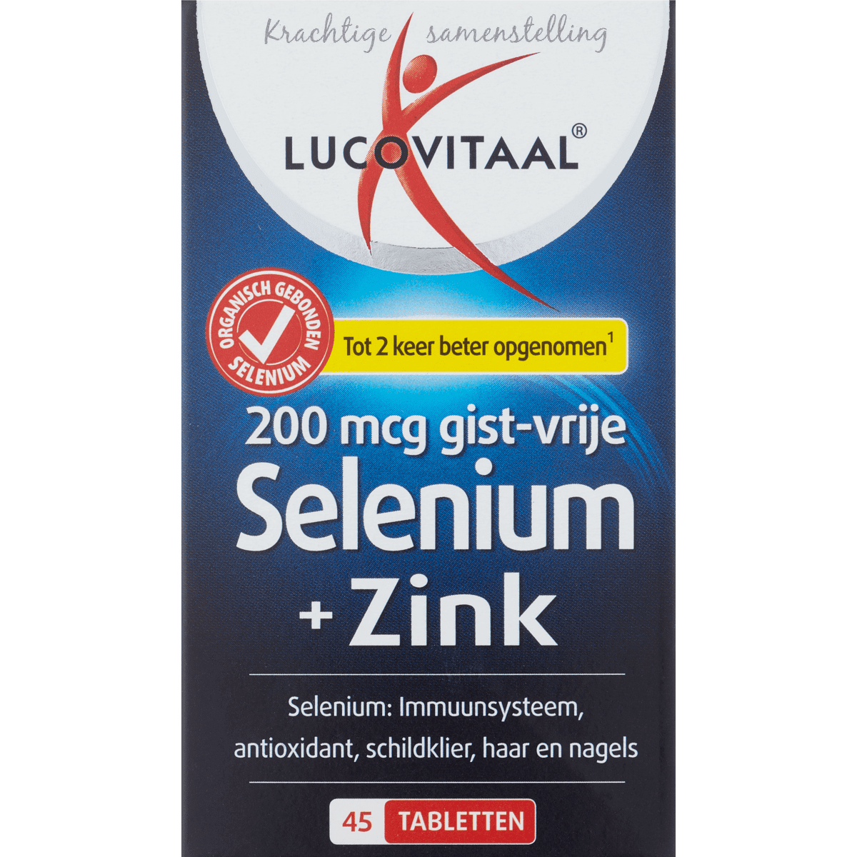 Lucovitaal Selenium + Zink Tabletten 45 stuks
