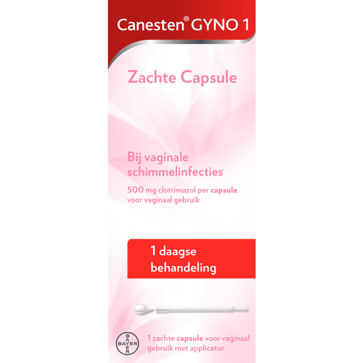 Canesten Gyno Zachte Capsule bij vaginale schimmel 1 stuk