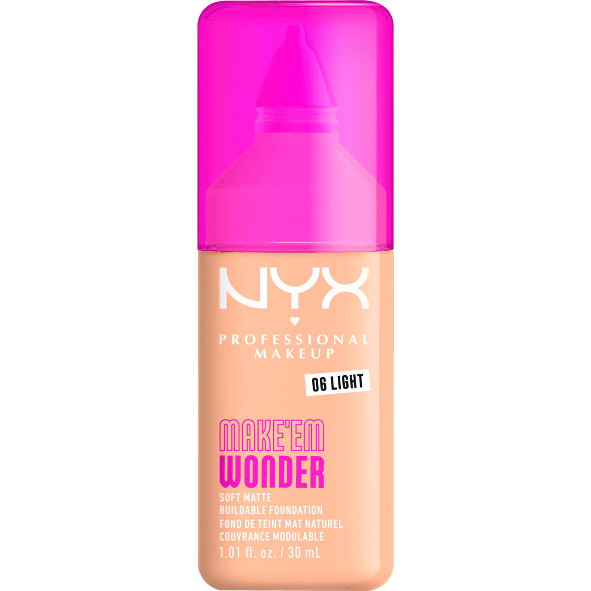 NYX Professional Makeup Make 'EM Wonder Foundation 06 Light