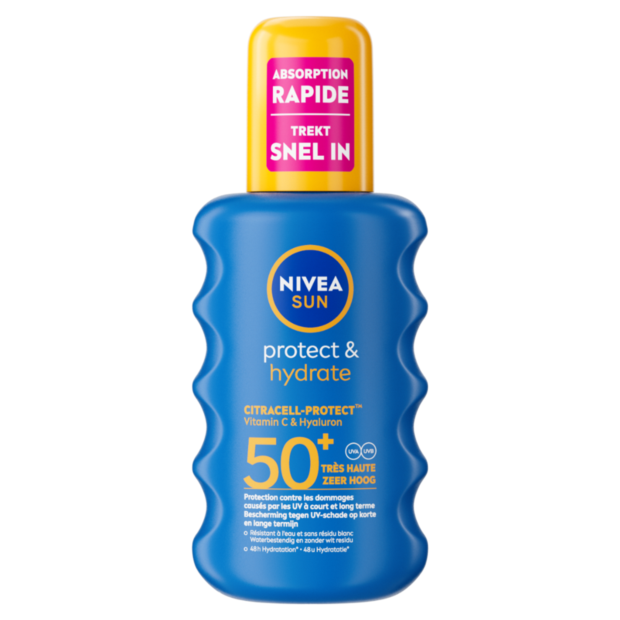 NIVEA SUN Zonnebrand Protect & Hydrate Zonnespray SPF50+ 200 ML