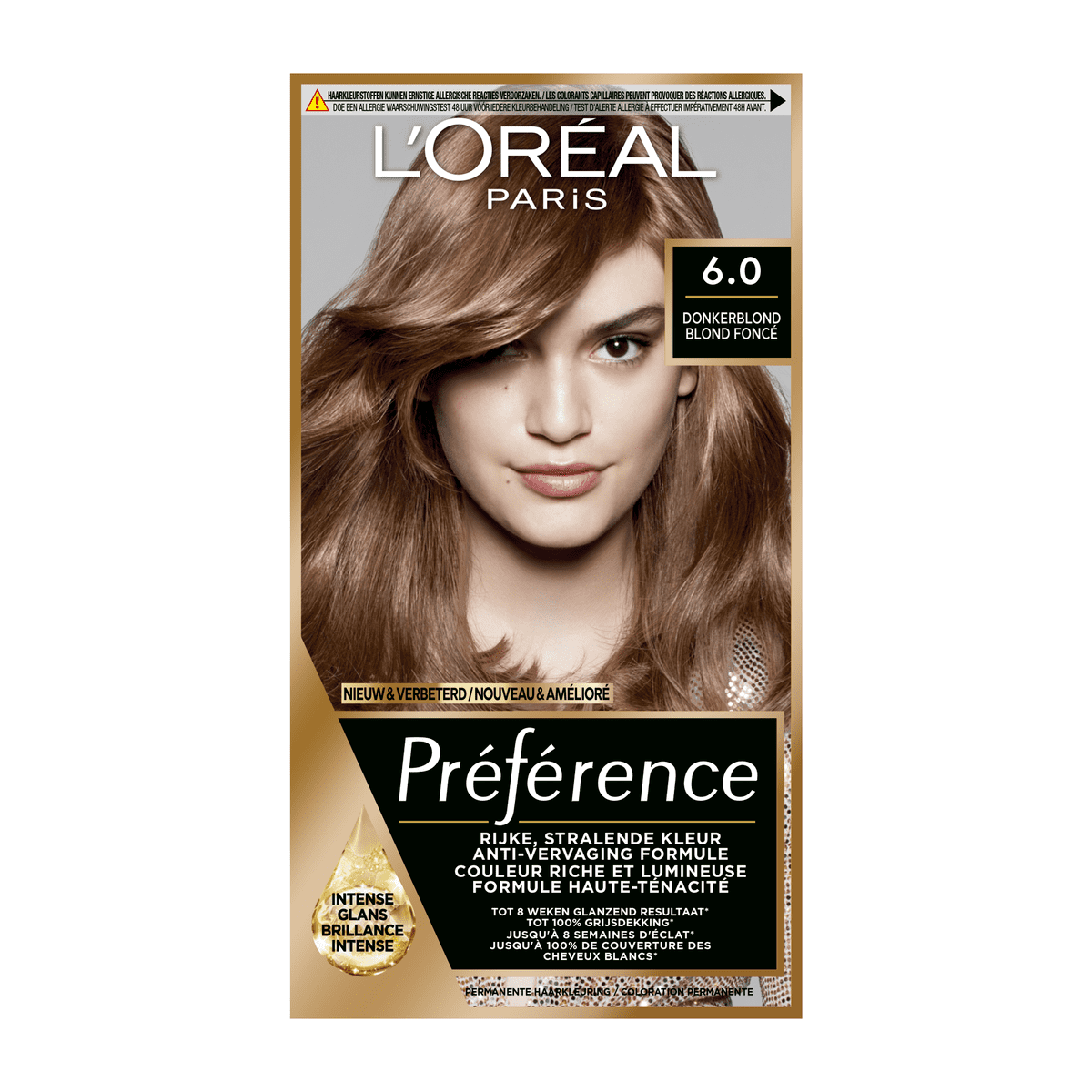 L'Oréal Paris Préférence Permanente Haarverf 6.0 Buenos Aires Donkerblond