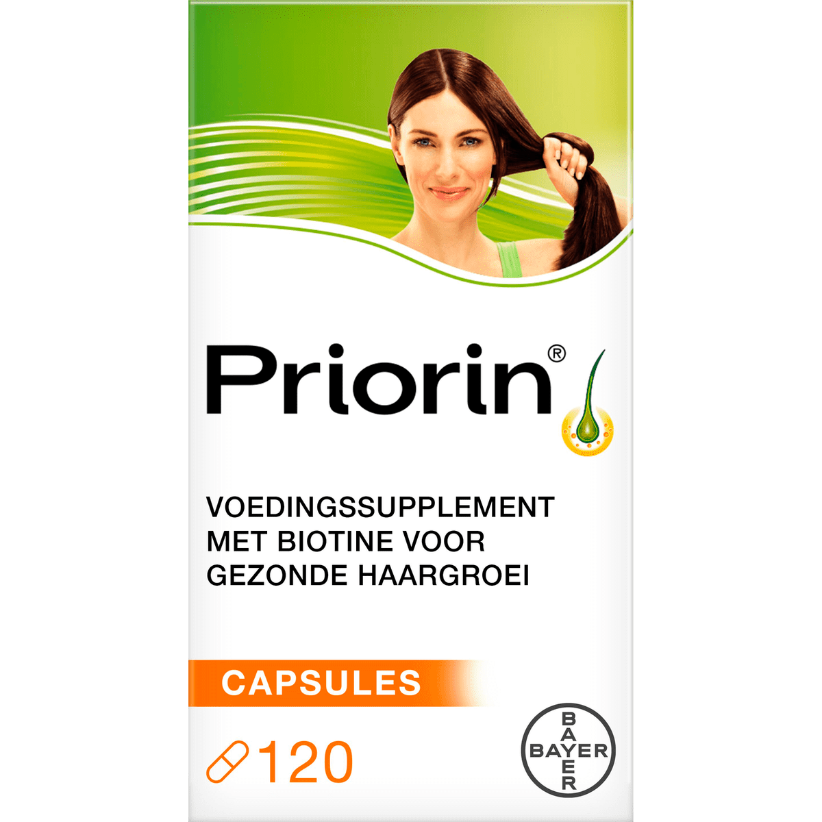 Priorin Biotine Sterk Vol Haar Binnenuit Capsules 120 stuks