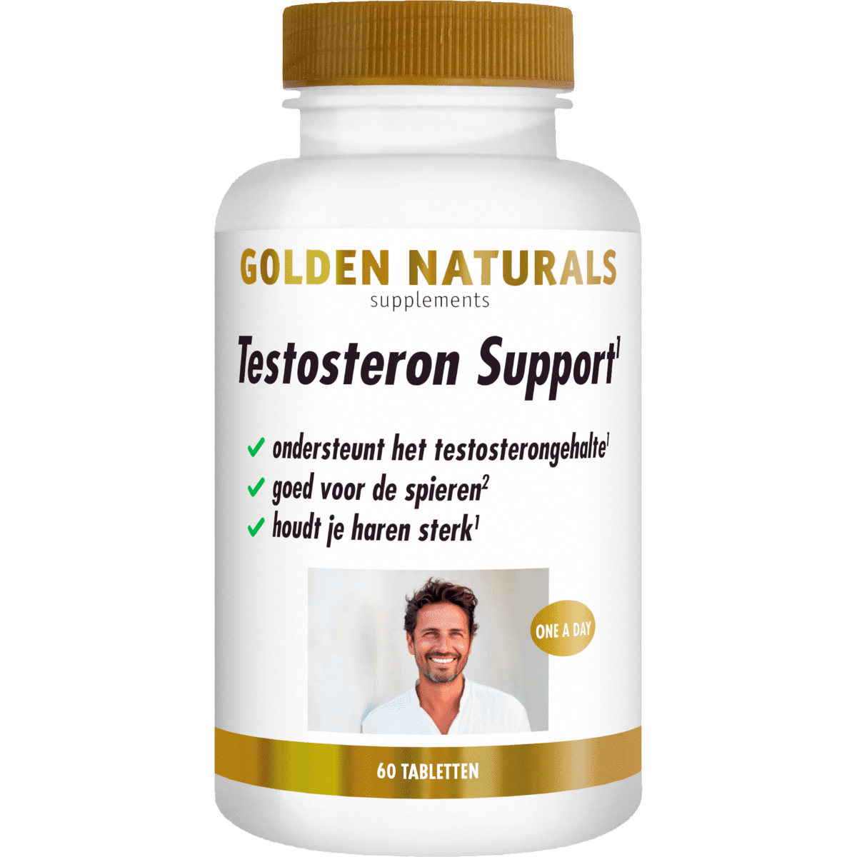 Golden Naturals Testosteron Support Tabletten 60 stuks