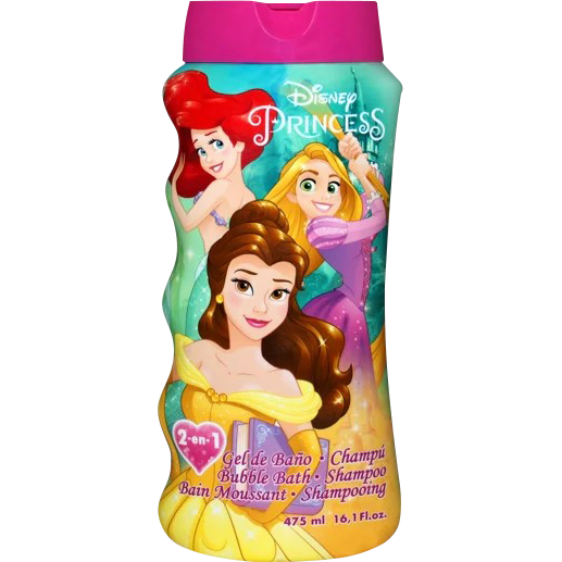 Disney Princess 2-In-1 Bubble Bath & Shampoo 475 ML