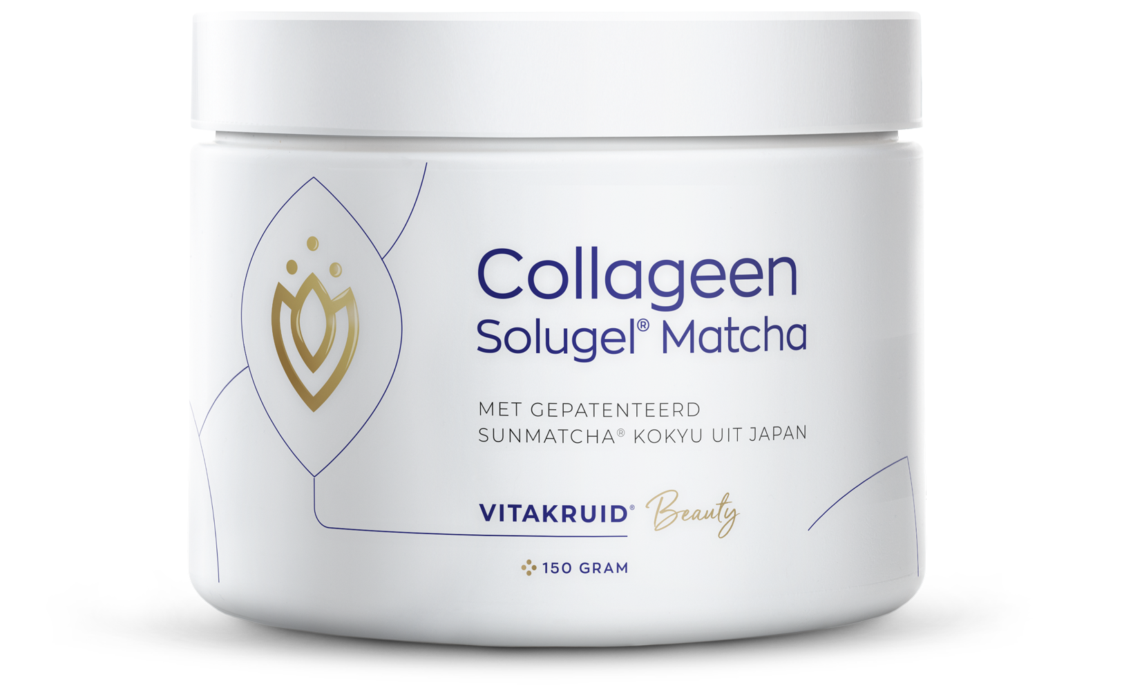 Vitakruid Collageen Solugel Matcha Poeder 150 gram