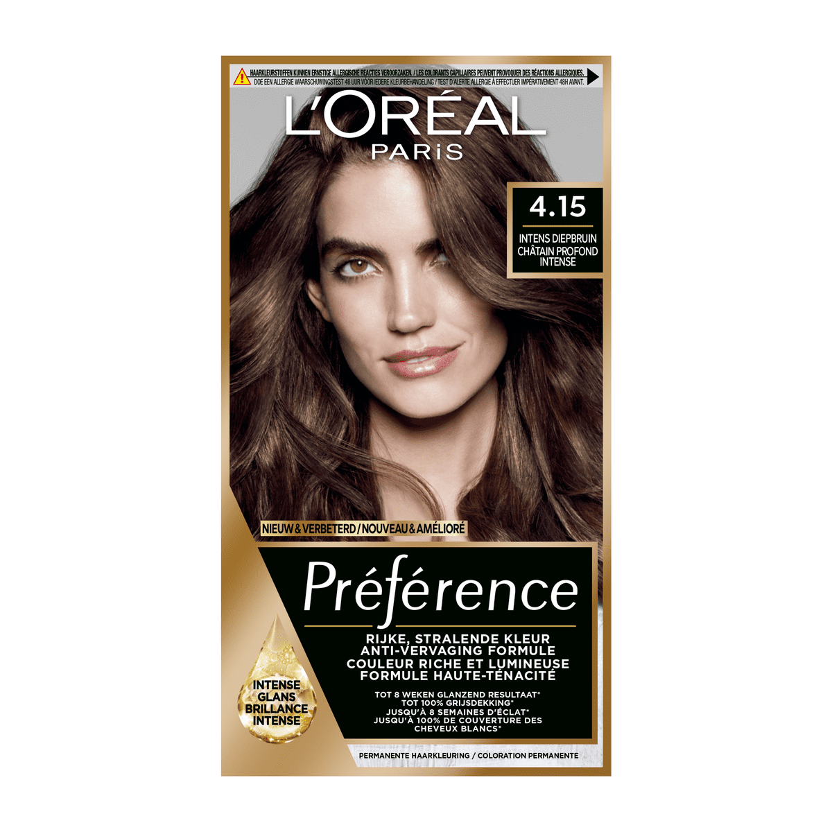 L'Oréal Paris Préférence Permanente Haarverf 4.15 Caracas