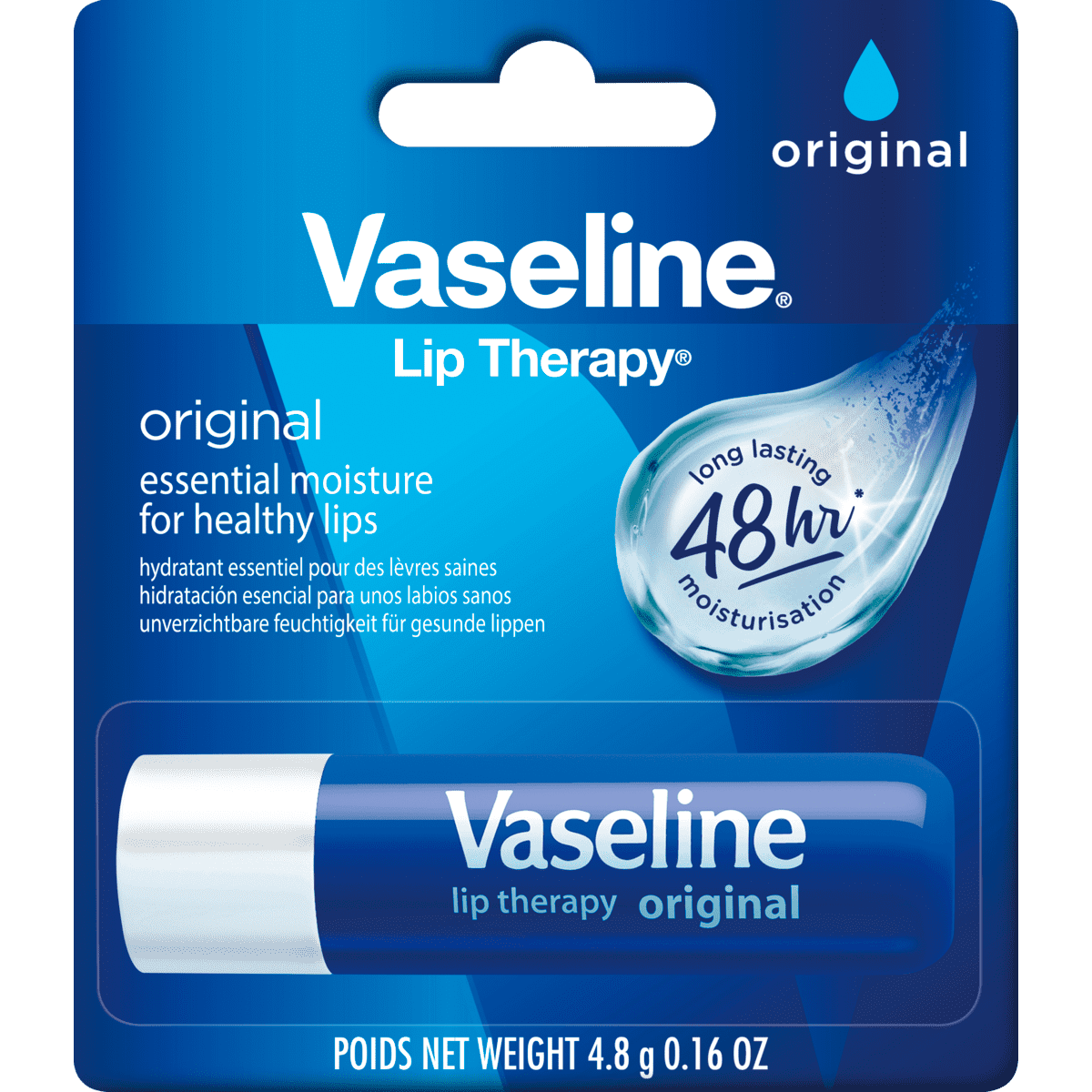Vaseline Lip Therapy Original Lippenbalsem Stick 4 gram