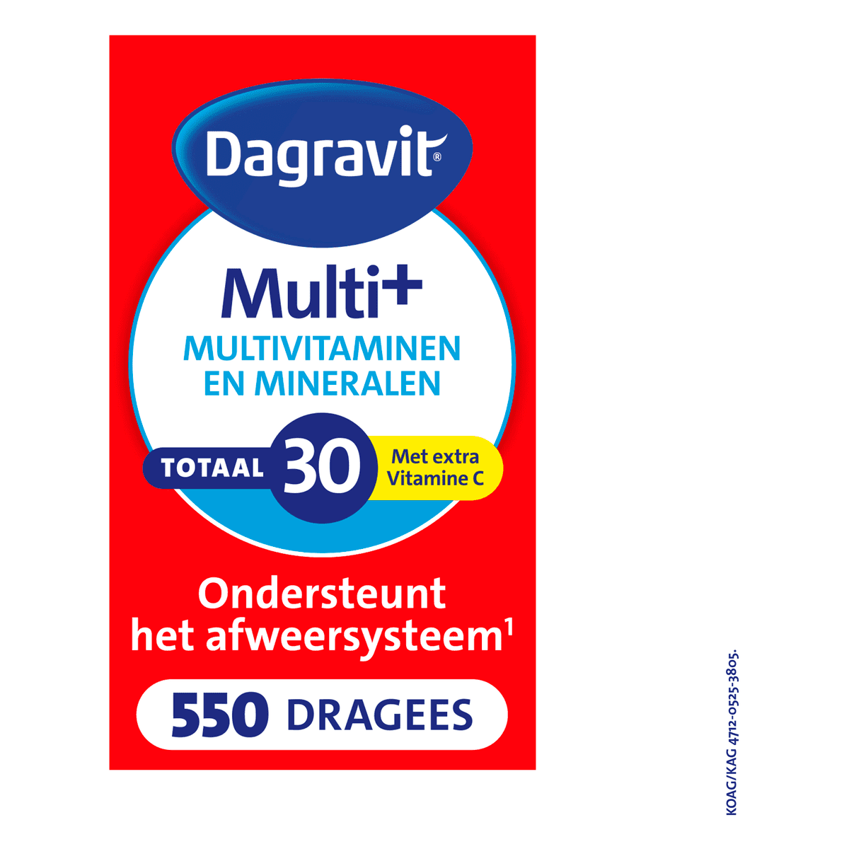 Dagravit Multivitaminen Totaal 30 Dragees 550 stuks