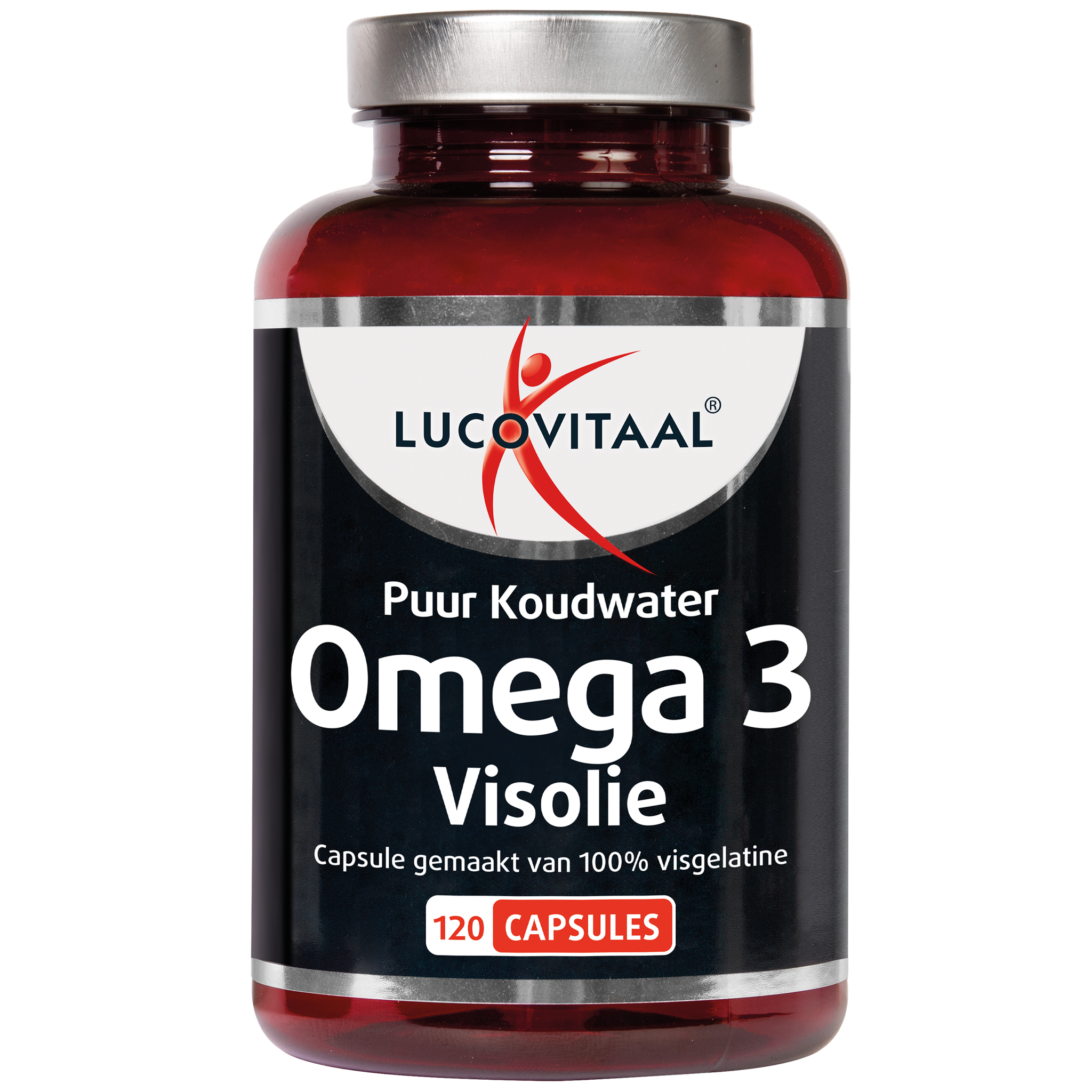 Lucovitaal Puur Omega 3 Koudwater Visolie Capsules 120 stuks