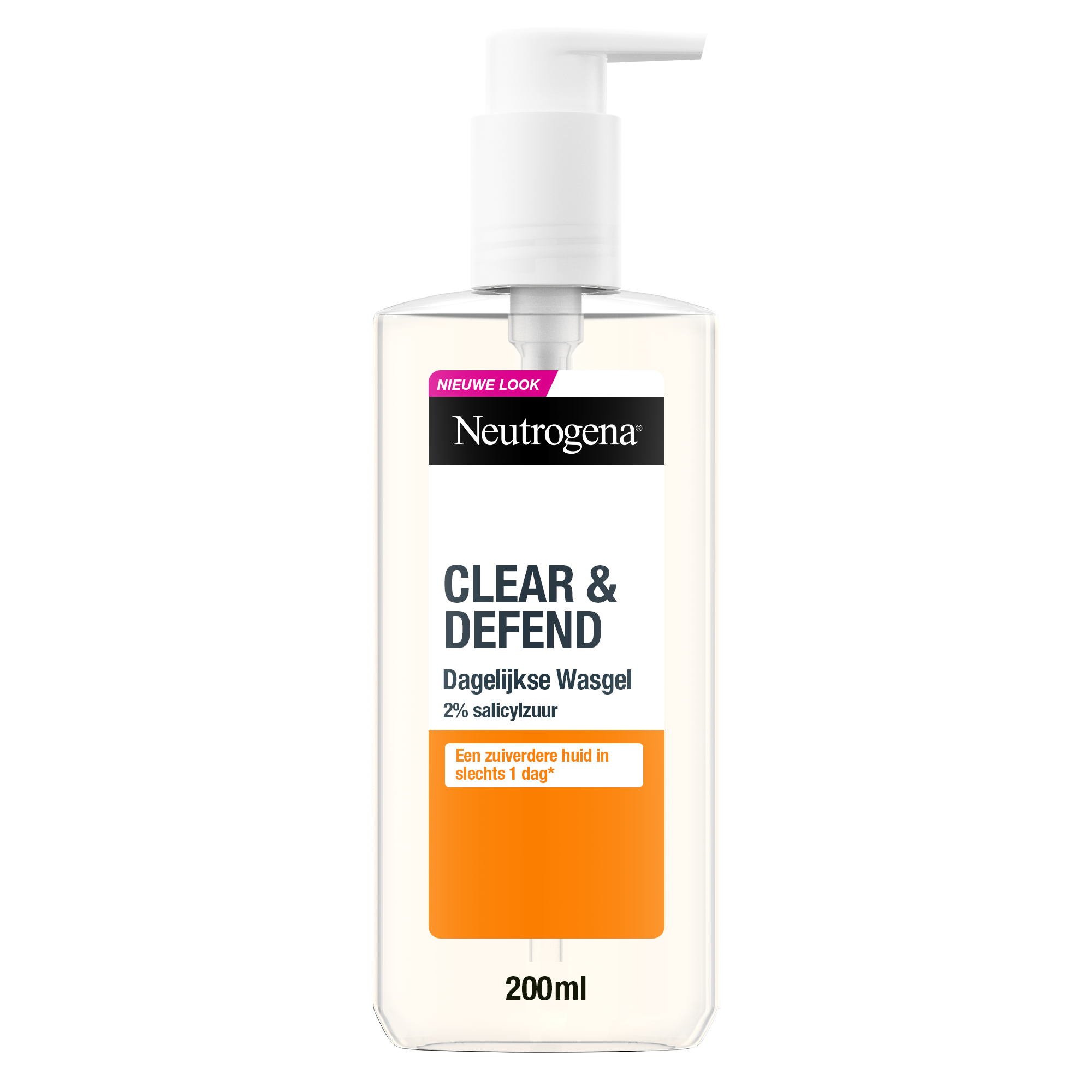 Neutrogena Clear & Defend Daily Face Wash Acne en Onzuivere Huid 200 ML