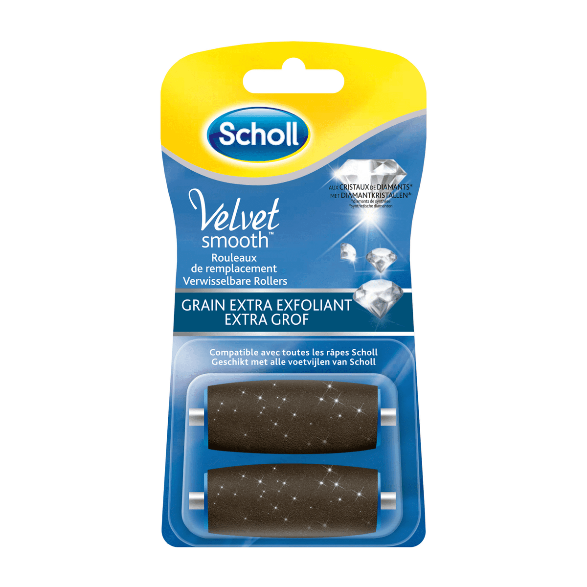 Scholl Navulling Velvet Extra Grof 2 Stuks EA | Etos