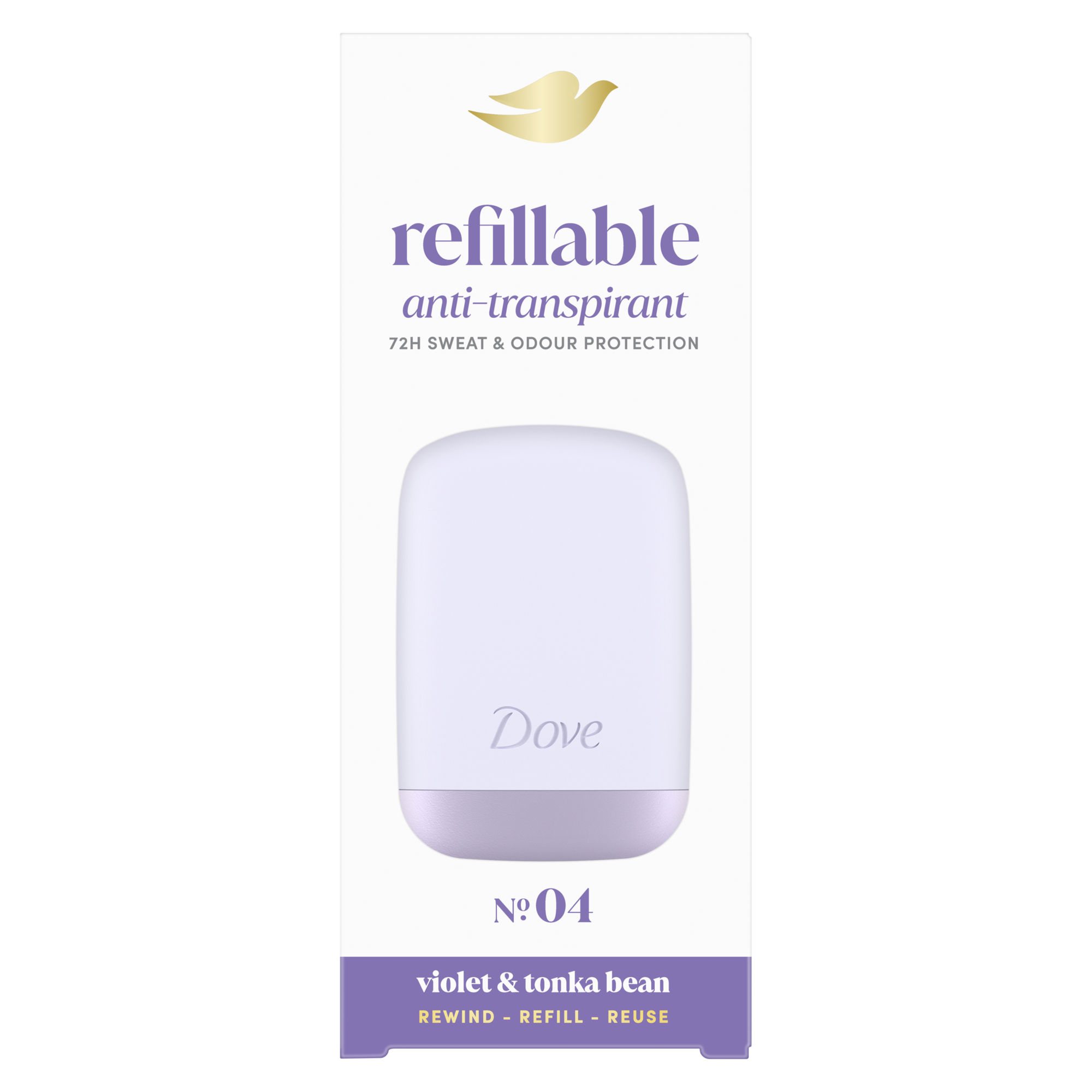 Dove Violet Antiperspirant Deodorant Refillable Starter Kit